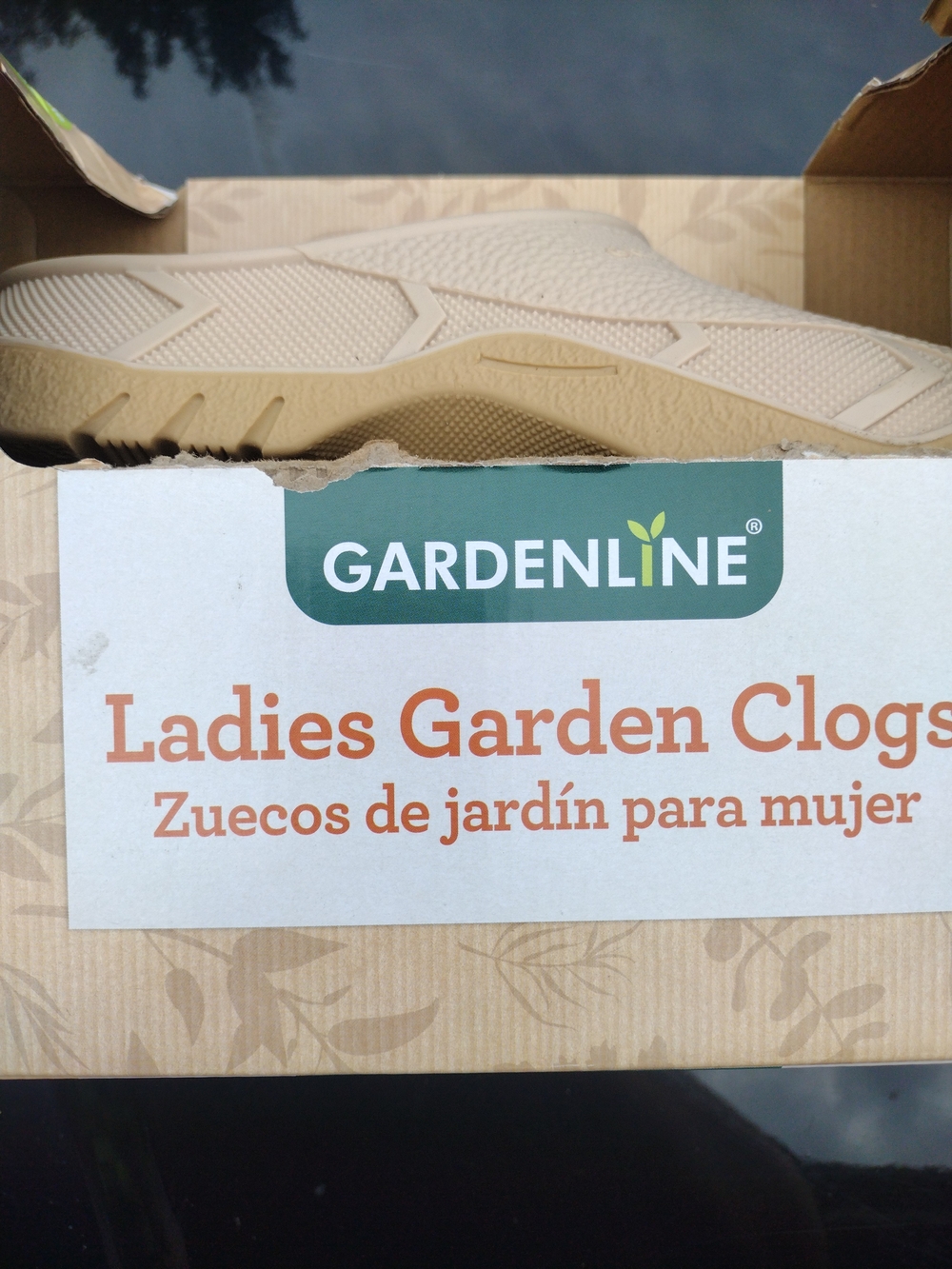 Ladies Slip-On Clogs — Beige 9/10